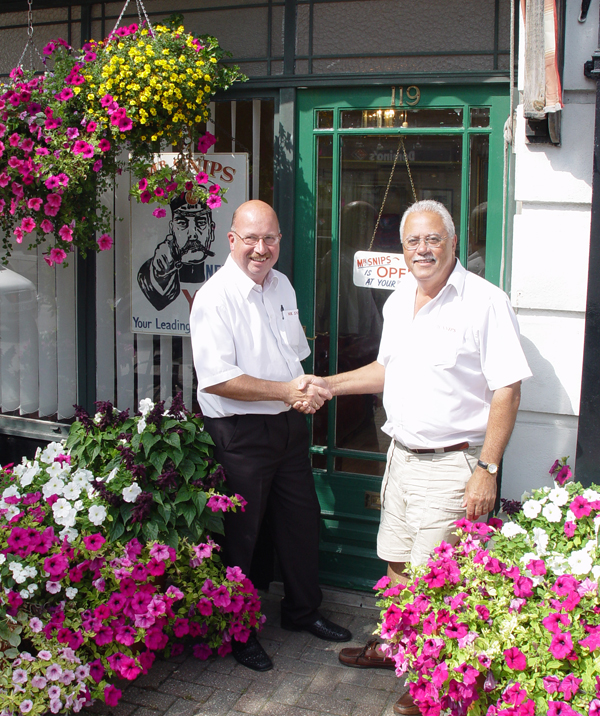 always a warm welcome at Mr Snips